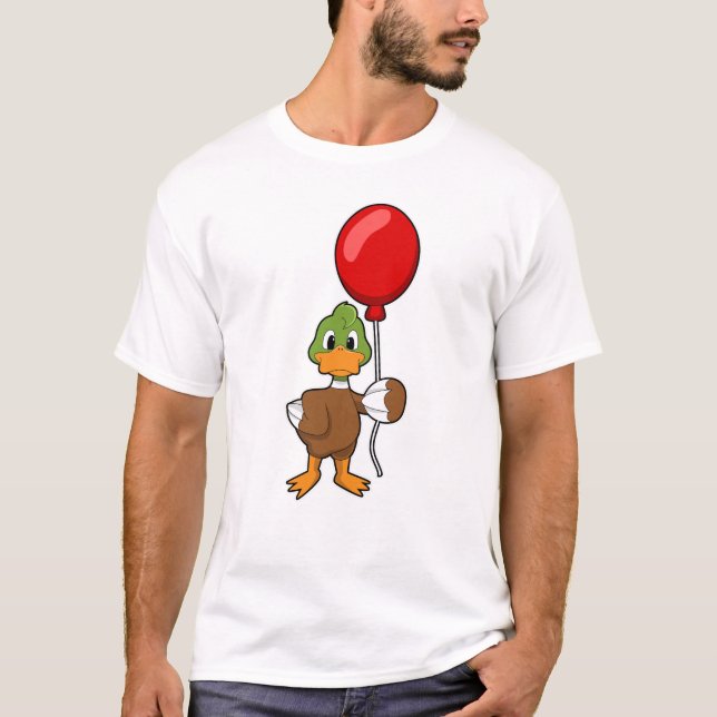 Duck with Balloon T-Shirt (Front)