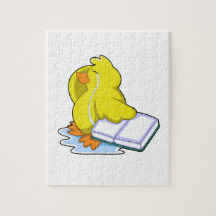 Duck with Book Jigsaw Puzzle