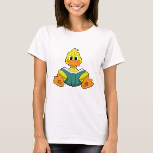 Duck with Book T-Shirt