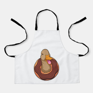 Duck with Doughnut Apron