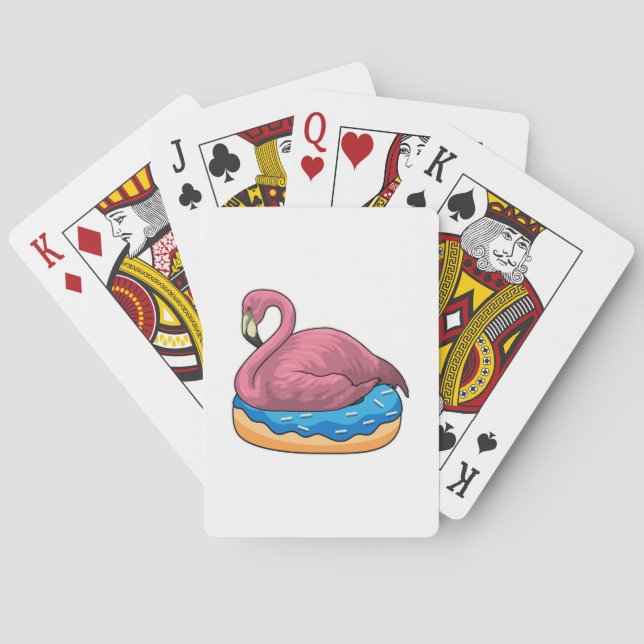 Duck with Doughnut Playing Cards (Back)
