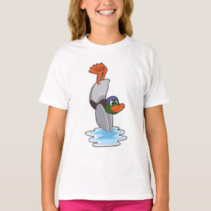 Duck with Handstand in Water.PNG T-Shirt