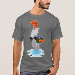 Duck with Handstand in Water T-Shirt