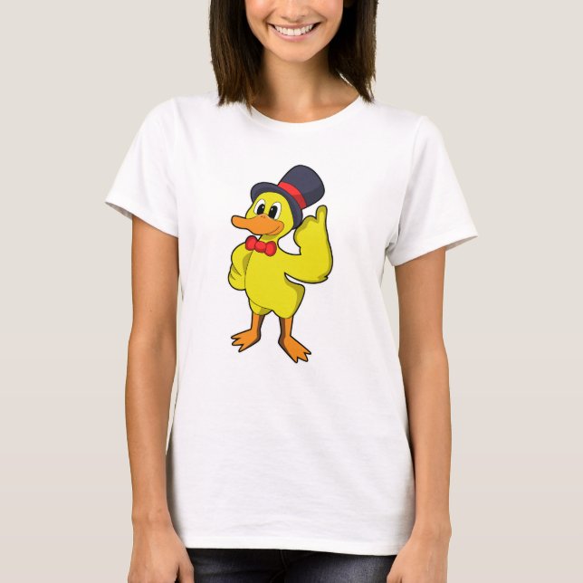 Duck with Hat T-Shirt (Front)