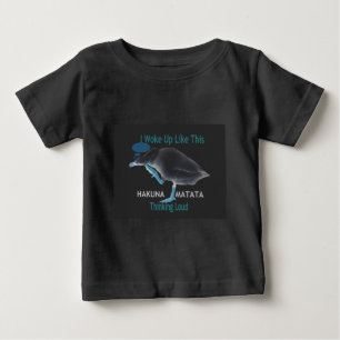 Duck with I Woke Up Like This & Hakuna Matata Text Baby T-Shirt