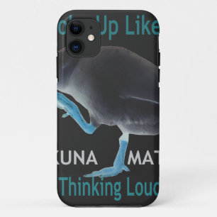 Duck with I Woke Up Like This & Hakuna Matata Text iPhone 11 Case