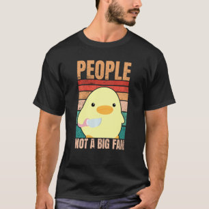 Duck With Knife People Not A Big Fan For Human Hat T-Shirt