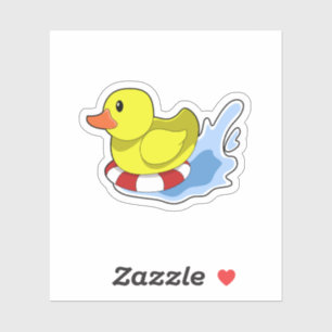 Duck with Swim ring in Water.PNG