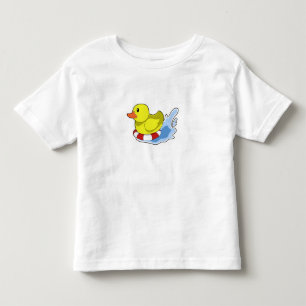 Duck with Swim ring in Water.PNG Toddler T-shirt