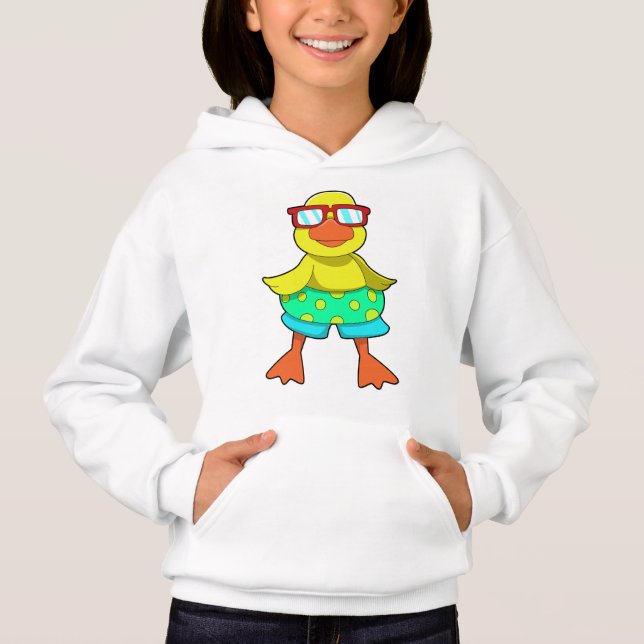 Duck with Swim ring & Sunglasses (Front)