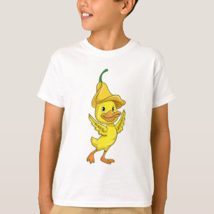 Duck with yellow Bell Cap T-Shirt