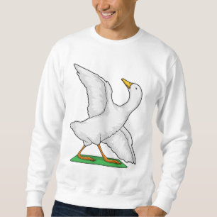 Duck Yoga Meditation Fitness Sweatshirt