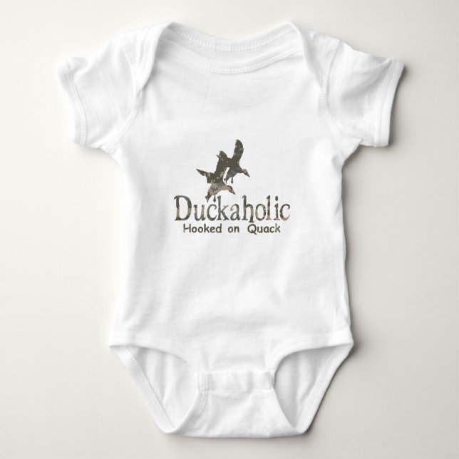 DUCKAHOLIC BABY BODYSUIT (Front)