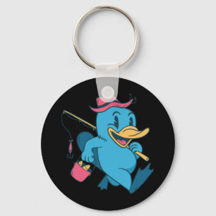 Duckbill Fisherman  Keychain