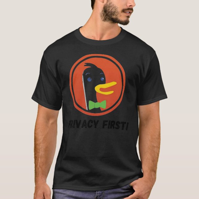 Duckduckgo Privacy Web Browser For Internet   T-Shirt (Front)
