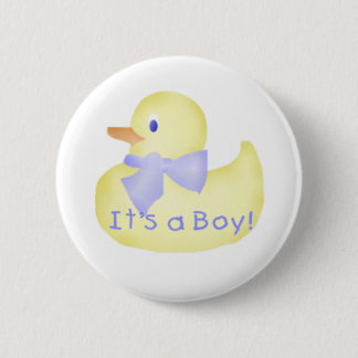 Duckie It's a Boy 2 Inch Round Button