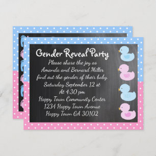Duckies and Tootsies Invitation