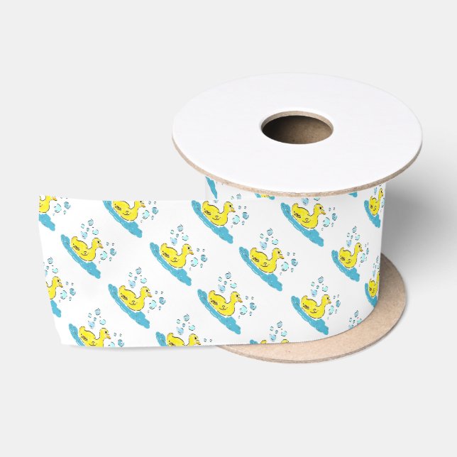 Duckies Satin Ribbon (Spool)