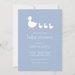 Duckling Baby Shower Invitation