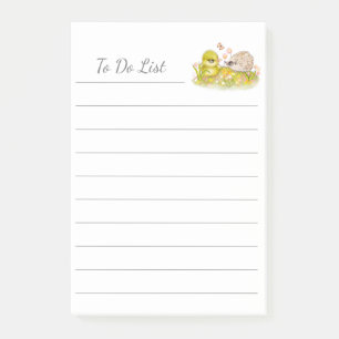 Duckling Hedgehog Personalize Post-it® Notes