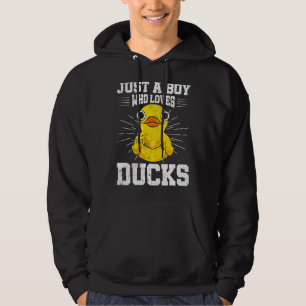 Duckling Rubber Duck Boys Duckie Cute Rubber Duck Hoodie