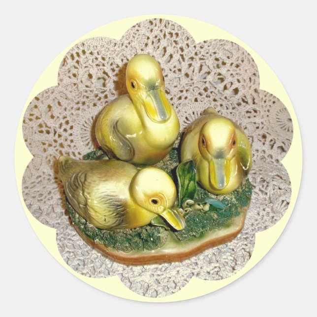 Ducklings Figurine Stickers (Front)
