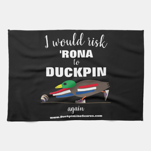 DUCKPIN Again - Towel (Horizontal)
