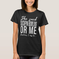 Duckpin bowling funny gift idea
