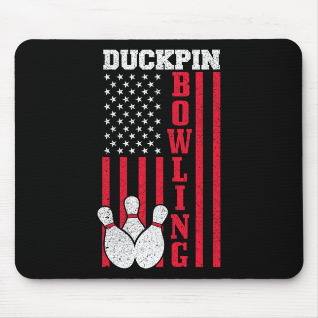 Duckpin Bowling  Mouse Pad (Front)