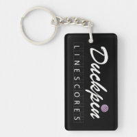 Duckpin Line Scores Keychain