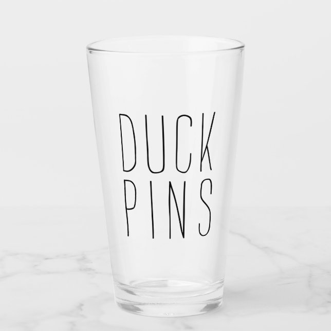 Duckpins Glass (Front)