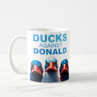 DUCKS AGAINST DONALD mug
