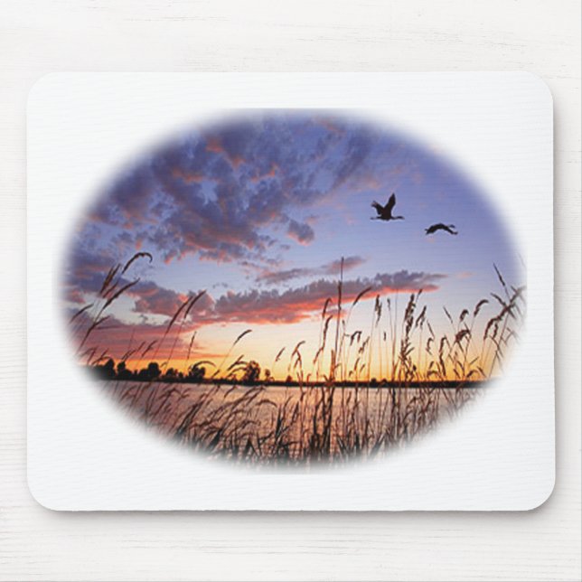 Ducks at Dawn-Duck Hunting Mouse Pad (Front)