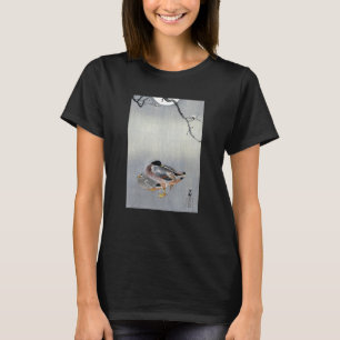 Ducks at Full Moon by Ohara Koson T-Shirt