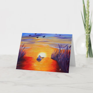 Ducks at the Lake - Greeting Card