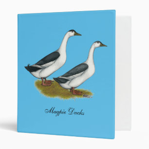 Ducks:  Blue Magpies Binder
