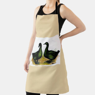 Ducks:  Cayuga Pair Apron