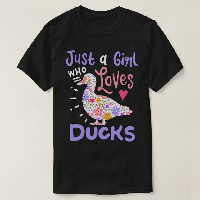 Ducks Duck Lover T-Shirt (Design Front)