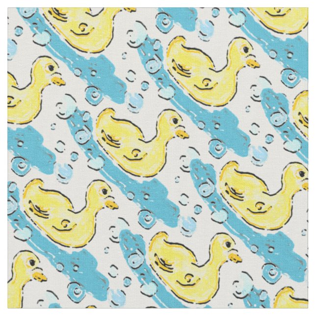 Ducks Fabric (Close Up)