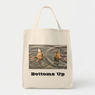 Ducks Feeding Tote Bag