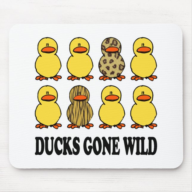 Ducks Gone Wild Mouse Pad (Front)