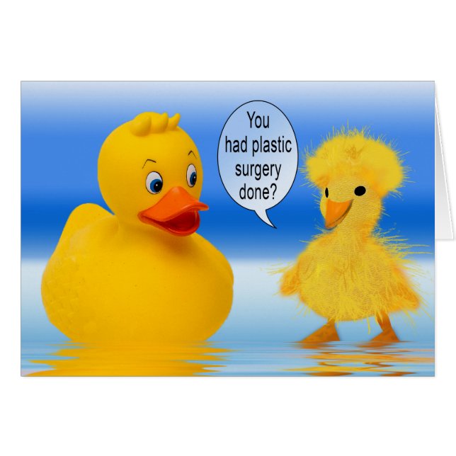 DUCKS - HUMOR - PLASTIC SURGERY (Front Horizontal)