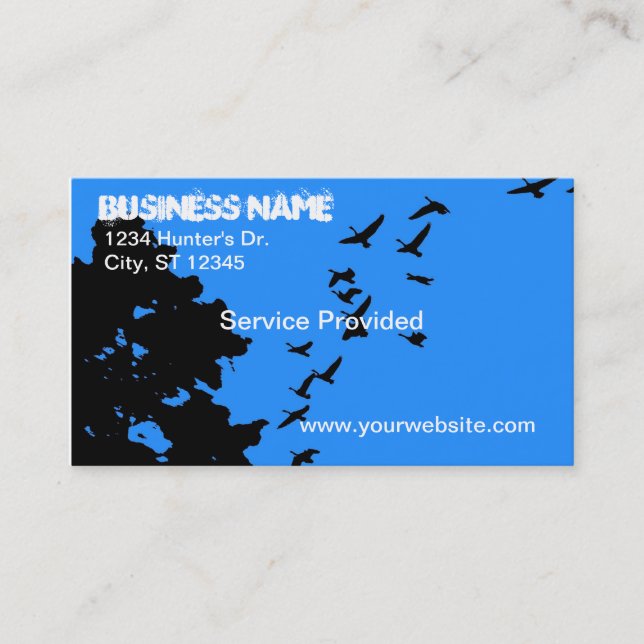 Ducks in Flight Business Card (Front)