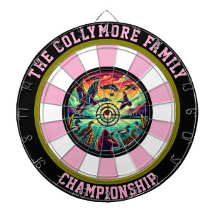 Ducks in Flight Hunting Art Dartboard