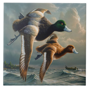 Ducks In Flight Tile