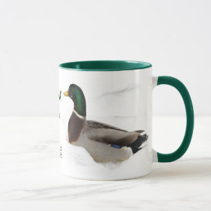 Ducks in Snow Lord Love a Duck Mug