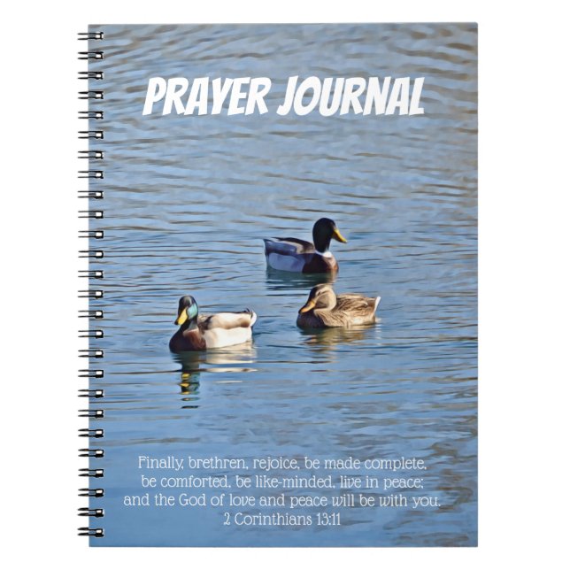 Ducks In Water Prayer Journal (Front)