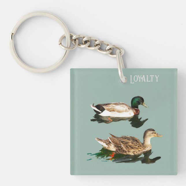 Ducks. Loyalty Keychain (Front)