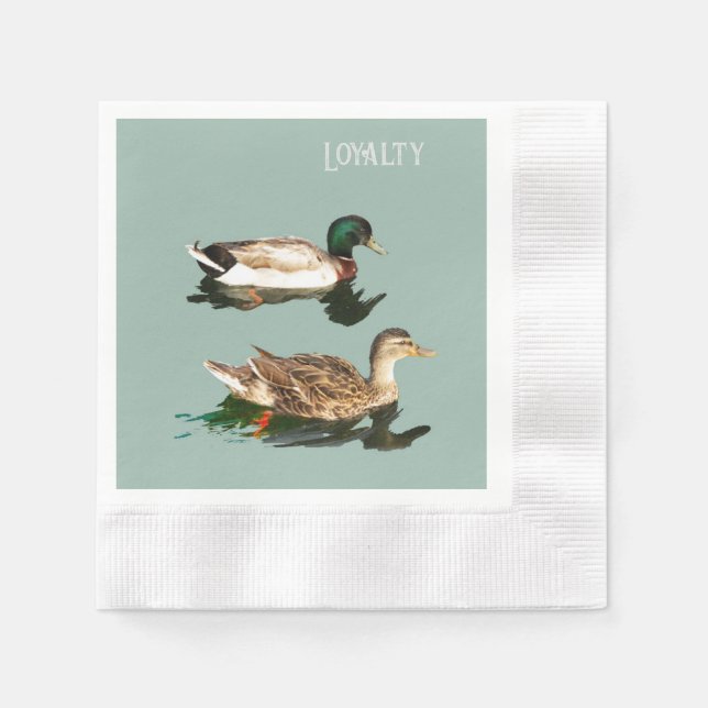 Ducks. Loyalty Napkin (Front)