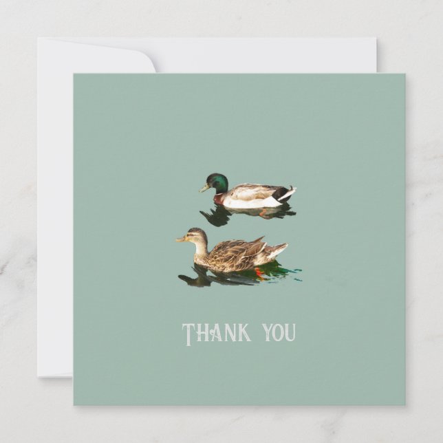 Ducks mallards invitation (Front)